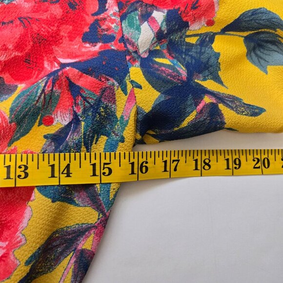 Flying Tomato Yellow Pink Floral Maxi Dress Small Perfect for Easter - Picture 8 of 10